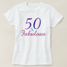 50 och Fabulous Lila Rosa Blue Anpassningsbar