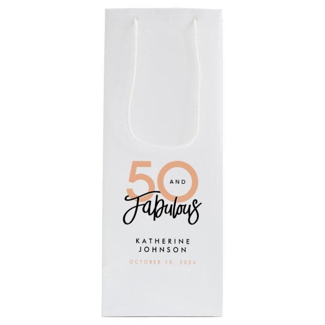50 och Fabulous Modern 50:e födelsedagen (Framsidan)