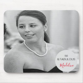 50 och Fabulous Photo Black and White Personal Musmatta