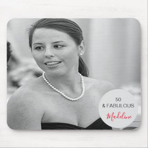 50 och Fabulous Photo Black and White Personal Musmatta