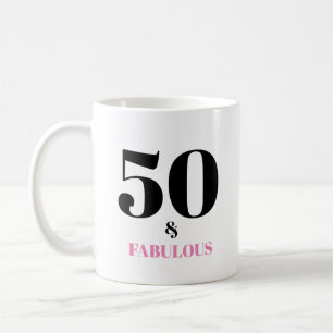 50 och Fabulous Rosa Mugg