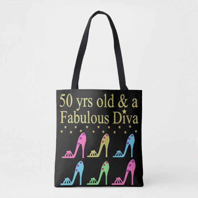 50 OCH FABULOUS SHOE ÄLSKARE DESIGN TYGKASSE (Framsida)