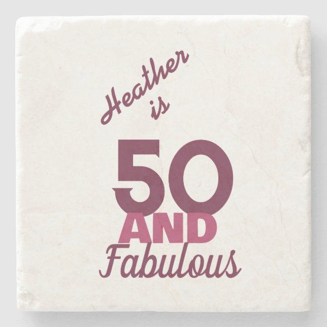 50 och Fabulous Stone Underlägg (Framsidan)