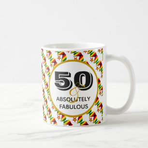 50 och Fabulous ZIMBABWE Kaffemugg