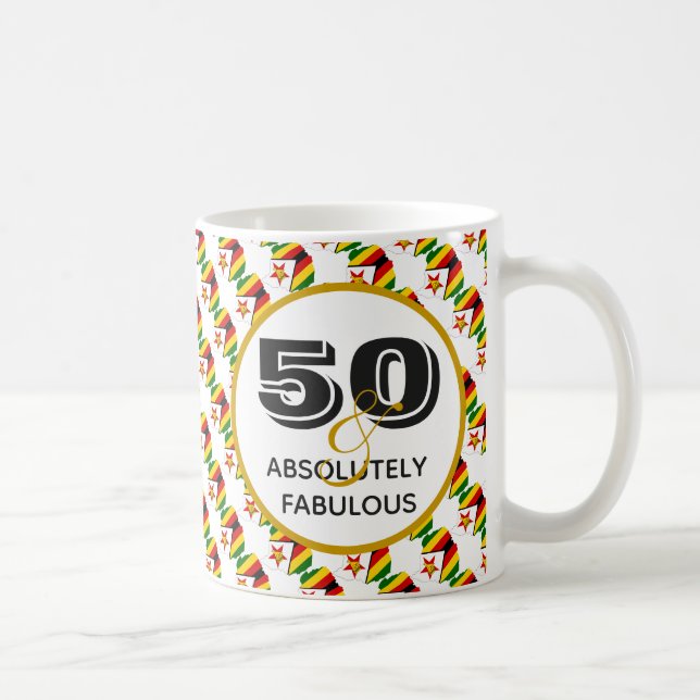 50 och Fabulous ZIMBABWE Kaffemugg (Höger)