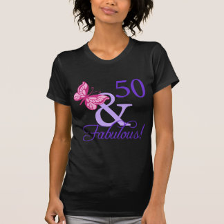50 och faderlig födelsedag tee shirt