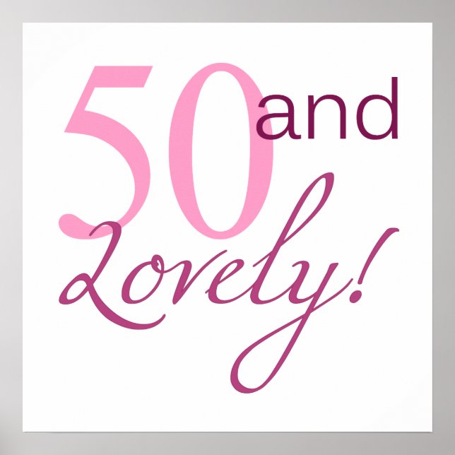 50 och Fågeldags-gåvor Poster (Framsidan)