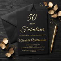 50 och fantastisk 50-årsdag