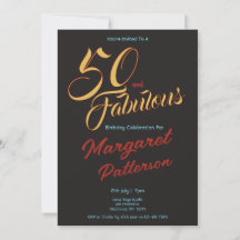 50 och fantastisk | 50-årsfest