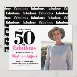 50 och fantastisk | 50-årsfest inbjudningar