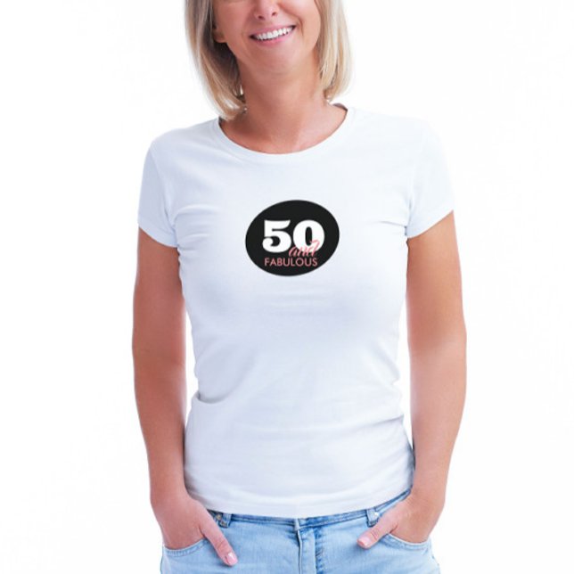 50 och fantastisk femtioårsdag t shirt (Skapare uppladdad)