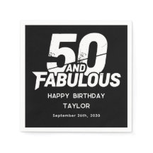 50 och fantastisk fet Grunge distressed födelsedag