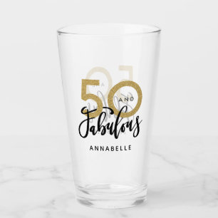 50 och fantastisk födelsedag glaskopp