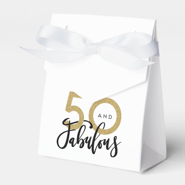 50 och fantastisk födelsedag presentaskar (Framsidan Sidan)