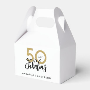 50 och fantastisk födelsedag presentaskar