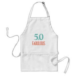 50 och fantastisk födelsedagsfest förkläde