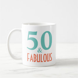 50 och fantastisk födelsedagspresent kaffemugg
