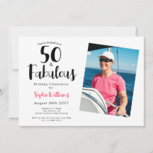 50 och fantastisk Foto 50-årsfest