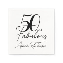 50 och fantastisk manus 50-årsfest