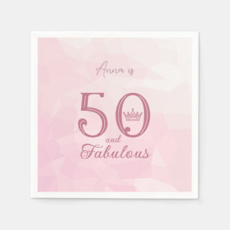 50 och fantastisk modern elegant roséguld klassike pappersservett