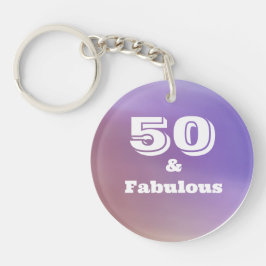 50 och fantastisk nyckelring