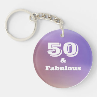 50 och fantastisk nyckelring