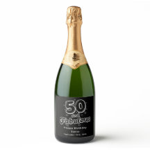 50 och fantastisk Retro Bubble Letter födelsedag