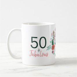 50 och fantastiska blommigtar för elegant av grönt kaffemugg