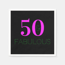 50 och fantastiska | Dagens moderna nya Rosa, svar Pappersservett