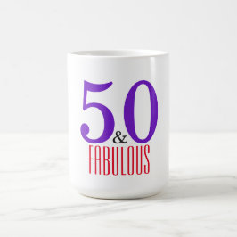 50 och fantastiska | Elegantens födelsedag Kaffemugg
