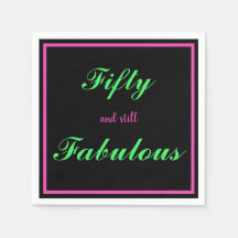 50 och fortfarande Fabulous Black Shock rosa Grönt