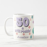 50 och fortfarande Rockin’ Retro Music Birthday Th
