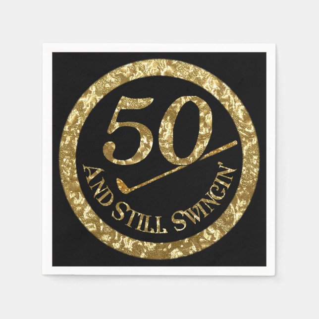 50 och fortfarande simmande blöjor pappersservett (Framsidan)