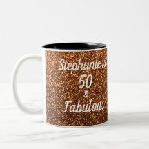 50 och lockande Guld Glitter