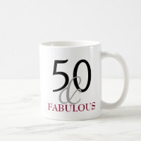 50 och sagolik 50th födelsedaggåvamugg