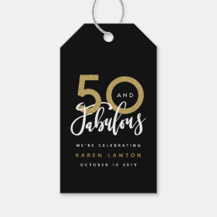 50 och sagolik gåvamärkre presentetikett