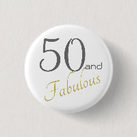 50 och sagolik kvinnlig guld- födelsedag
