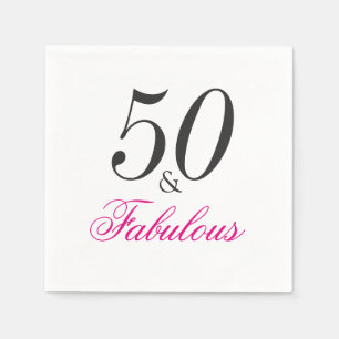 50 och sagolika födelsedagsfestpappersservetter pappersservett