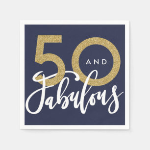 50 och sagolika födelsedagsfestservetter pappersservett