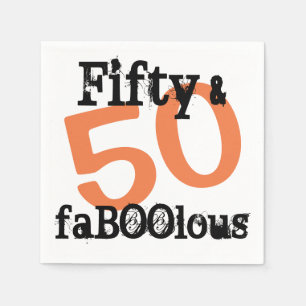 50 och sagolika Halloween - femtio och FaBOOlous Pappersservett