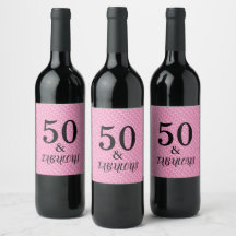 50 och Sjöjungfru vid födelsedag Party Rosa Black