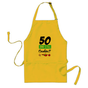 50 och stilla Cookin Förkläde