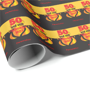 50 och stilla Smokin hoade den 50th födelsedage Presentpapper