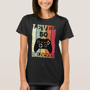 50 Olåst videospelare 50:e födelsedagen 1 T Shirt