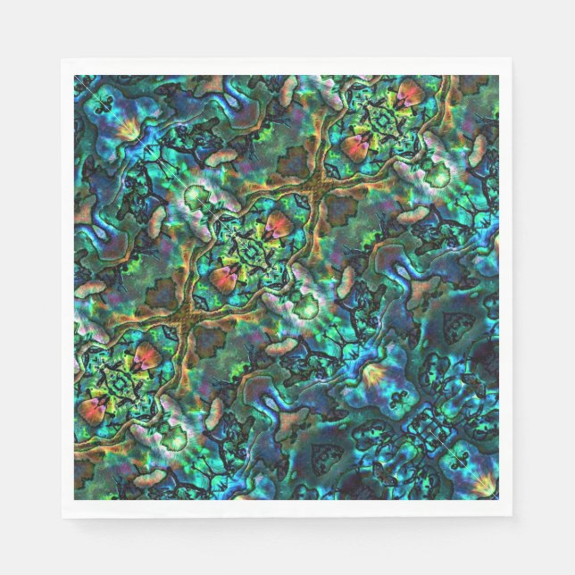 50 Pappra blöjor Abalone Pappersservett (Framsidan)