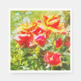 50 Pappra Napkins Orange Ro Pappersservett