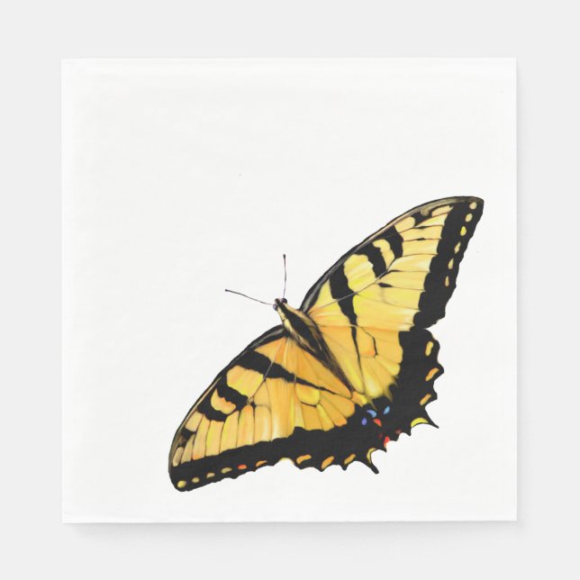 50 Pappra neapkins Tiger Swallowtail Pappersservett (Framsidan)