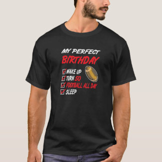50 Perfektens födelsedag Fotboll 50 år gammal, tro T Shirt
