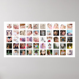 50 Personlig för fotokollage Poster