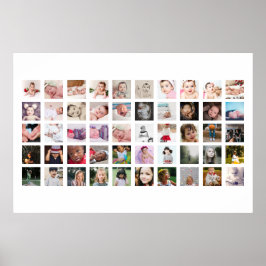 50 Personlig för fotokollage Poster